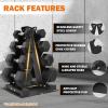 imageDumbbell Rack AFrame Weight Rack 4Tier 5Tier AShape Vertical Rack for Home Gym Multiple StylesAFrame  4Tier
