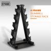 imageDumbbell Rack AFrame Weight Rack for Home Gym 5 Tier