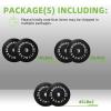 imageOlympic Bumper Plates Set 2quot Weight Plates for Strength Training ampamp Weightlifting Paris or Set or Set with Barbell Multiple OptionsBlack