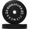 imageOlympic Bumper Plates Set 2quot Weight Plates for Strength Training ampamp Weightlifting Paris or Set or Set with Barbell Multiple OptionsBlack