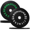 imageOlympic Bumper Plates Set 2quot Weight Plates for Strength Training ampamp Weightlifting Paris or Set or Set with Barbell Multiple OptionsColored