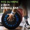 imageOlympic Bumper Plates Set 2quot Weight Plates for Strength Training ampamp Weightlifting Paris or Set or Set with Barbell Multiple OptionsColored