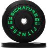 imageOlympic Bumper Plates Set 2quot Weight Plates for Strength Training ampamp Weightlifting Paris or Set or Set with Barbell Multiple OptionsColored