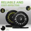 imageOlympic Bumper Plates Set 2quot Weight Plates for Strength Training ampamp Weightlifting Paris or Set or Set with Barbell Multiple OptionsColored