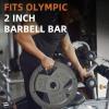 imageOlympic Cast Iron Weight Plate for Strength Training ampamp Weightlifting Home Gym Multiple Weights Available45LB Pair