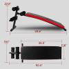 imageSit Up Bench Utility Bench Crunch Ab Bench for Strength Training and Home Gym WorkoutsGraphite