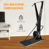 imageSki Machine Indoor Aerobic Wind Resistance Machine Skiing Machine with LCD Display Home Gym Strength Training EquipmentWallMounted  with LCD Display