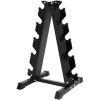 imageDumbbell Rack AFrame Weight Rack 4Tier 5Tier AShape Vertical Rack for Home Gym Multiple StylesAFrame  600LB Capacity