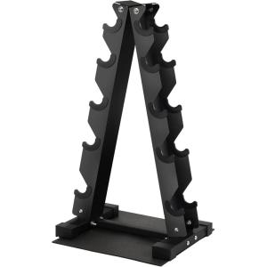 imageDumbbell Rack AFrame Weight Rack 4Tier 5Tier AShape Vertical Rack for Home Gym Multiple StylesAFrame  5Tier