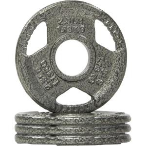 imageOlympic Cast Iron Weight Plate for Strength Training ampamp Weightlifting Home Gym Multiple Weights Available25LB Set of 4