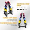 imageNeoprene Coated Dumbbell Set with Rack Free Hand Weight Set For Home Gym Workout AntiSlip Antiroll 20LBS 32LBS 50LBS and 56LBS Sets Multiple Weight Options235810LB Pairs