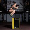 imagePlyo Box 3in1 Foam Plyometric Jump Box Box Jump for for Home Gym Training Fitness Workout Exercise Multiple ColorsBlackColor