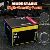 imagePlyo Box 3in1 Foam Plyometric Jump Box Box Jump for for Home Gym Training Fitness Workout Exercise Multiple ColorsBlackColor