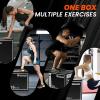imagePlyo Box 3in1 Foam Plyometric Jump Box Box Jump for for Home Gym Training Fitness Workout Exercise Multiple ColorsWhiteBlack