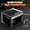 imagePlyo Box 3in1 Foam Plyometric Jump Box Box Jump for for Home Gym Training Fitness Workout Exercise Multiple ColorsWhiteBlack