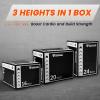 imagePlyo Box 3in1 Foam Plyometric Jump Box Box Jump for for Home Gym Training Fitness Workout Exercise Multiple ColorsWhiteBlack