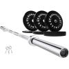imageFitvids Olympic 2quot Bumper Plates Set Including 160LB Weight Plates Set ampamp 7FT Olympic Barbell Bar205 Pounds Total Multiple Packages