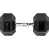 imageFitvids Adjustable Dumbbell Set 40lbs or 60lbs Free Weight Set with Connector 2 in 1 or 4 in 1 Dumbbell Set for Home Gym Exercise used as Dumbbells Barbell or Kettlebells Multiple Sizes40LB Single