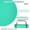 imageFitvids Yoga Mat 12Inch Extra Thick High Density Exercise Mat AntiTear Exercise Yoga Mat with Carrying Strap Suitable for Various Yoga ExercisesAqua