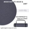 imageFitvids Yoga Mat 12Inch Extra Thick High Density Exercise Mat AntiTear Exercise Yoga Mat with Carrying Strap Suitable for Various Yoga ExercisesGraphite