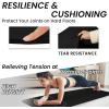imageFitvids Yoga Mat 12Inch Extra Thick High Density Exercise Mat AntiTear Exercise Yoga Mat with Carrying Strap Suitable for Various Yoga ExercisesMidnight