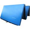imageFitvids 4x8x2 Folding Gymnastics Mat Home Exercise Mat with Carrying Handles Gym Workout Tumbling Mat for Yoga Pilates Stretching MMA Core Workouts Fitness Aerobics Mats for Gym Training Multiple ColorsBlue