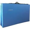 imageFitvids 4x8x2 Folding Gymnastics Mat Home Exercise Mat with Carrying Handles Gym Workout Tumbling Mat for Yoga Pilates Stretching MMA Core Workouts Fitness Aerobics Mats for Gym Training Multiple ColorsBlue