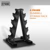 imageFitvids Dumbbell Rack AFrame Weight Rack 4Tier 5Tier AShape Vertical Rack for Home Gym Multiple StylesAFrame  4Tier