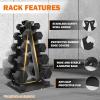 imageFitvids Dumbbell Rack AFrame Weight Rack 4Tier 5Tier AShape Vertical Rack for Home Gym Multiple StylesAFrame  5Tier
