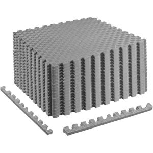 imageElevon Puzzle Exercise Gym Flooring Mat EVA Interlocking Foam Tiles Workout Mat for Home Gym Fitness Equipment MMA Gymnastics ShockAbsorbing Exercise Mat MultiColorGrey